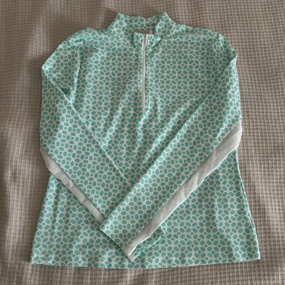 Tommy Bahama Geometric Long Sleeve Top